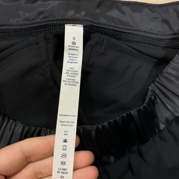 Lululemon rise and shine tuxedo pants EUC 6 - Picture 9 of 11